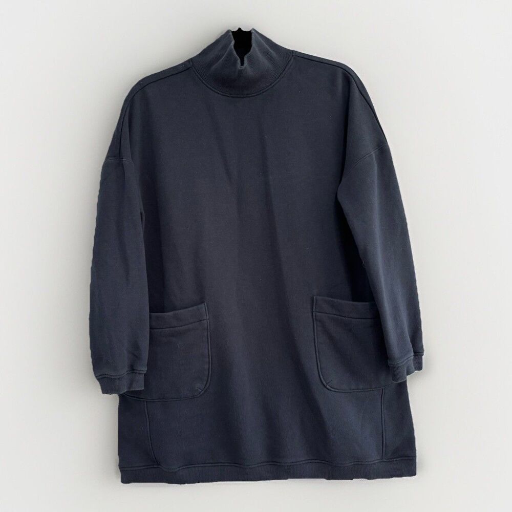 Pomander Place Dress Size Medium Turtleneck Sweater Blue Long Sleeve Tuckernuck